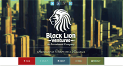 Desktop Screenshot of blacklionventures.com